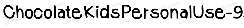 ChocolateKidsPersonalUse-9Z4L字体转换
