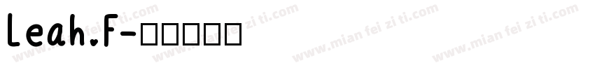 Leah.F字体转换
