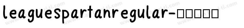 leaguespartanregular字体转换