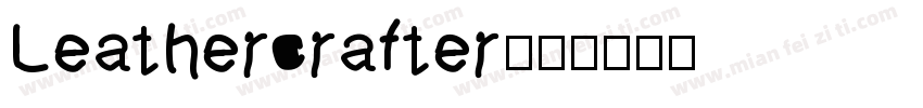 Leathercrafter字体转换