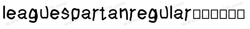 leaguespartanregular字体转换