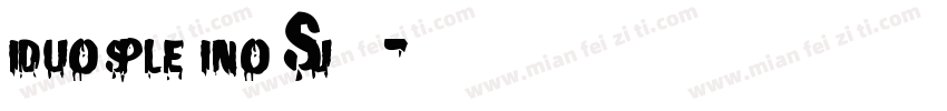 iduosple4inoSu041字体转换