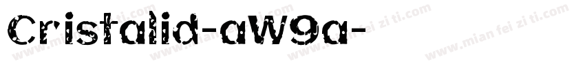Cristalid-aW9a字体转换