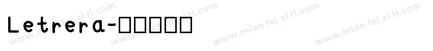 Letrera字体转换