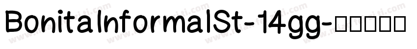 BonitaInformalSt-14gg字体转换