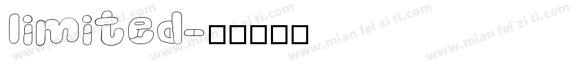limited字体转换