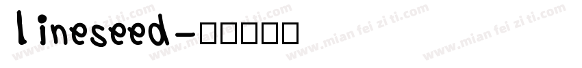 lineseed字体转换