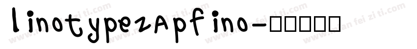 linotypezapfino字体转换