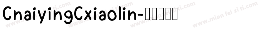 CnaiyingCxiaolin字体转换