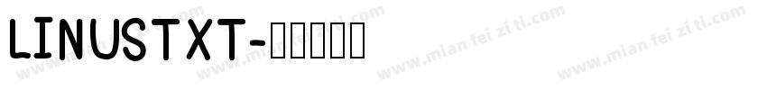 LINUSTXT字体转换