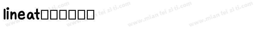lineat字体转换