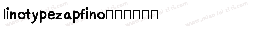 linotypezapfino字体转换