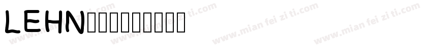 LEHN004字体转换