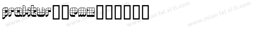 Fraktur-8emZ字体转换
