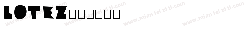 lotez字体转换