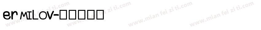 ermilov字体转换