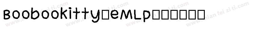 Boobookitty-eMLp字体转换