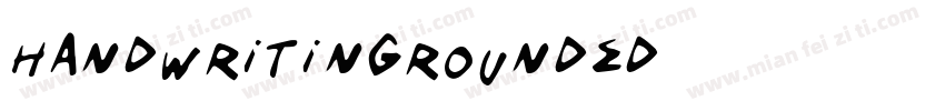 HandwritingRounded字体转换