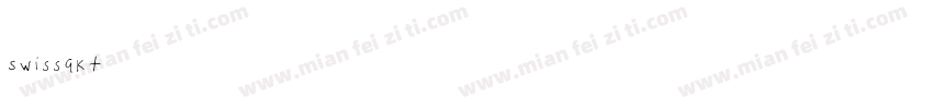 SwissGk字体转换