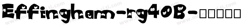Effingham-rg40B字体转换