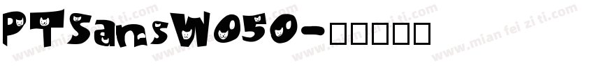 PTSansWO50字体转换