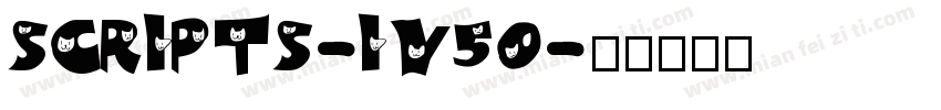 SCRIPTS-IV50字体转换