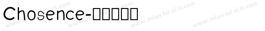 Chosence字体转换