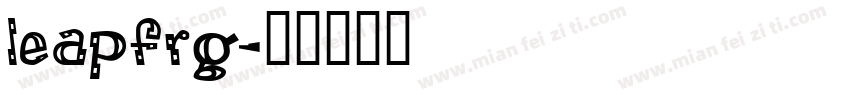 leapfrg字体转换