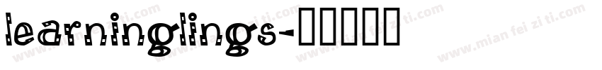 learninglings字体转换