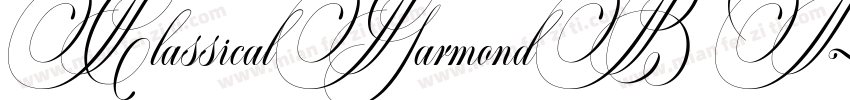 ClassicalGarmondBT字体转换