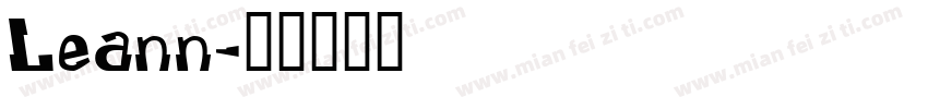 Leann字体转换