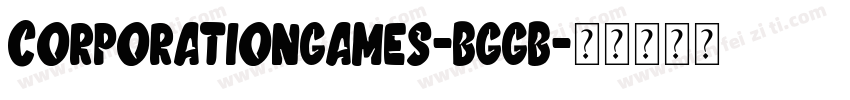 CorporationGames-BgGB字体转换