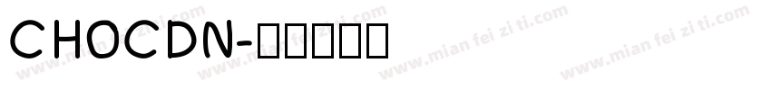 CHOCDN字体转换