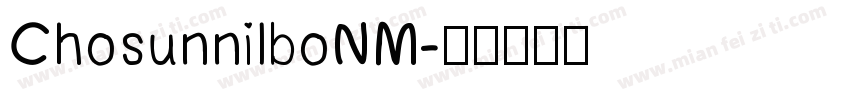 ChosunnilboNM字体转换