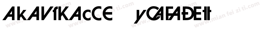 avantgarde字体DEMI字体转换