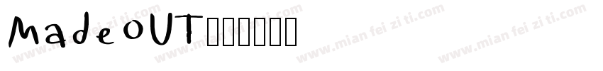 madeOUT字体转换