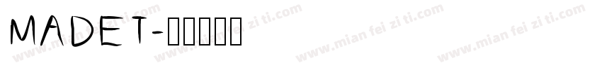 MADET字体转换