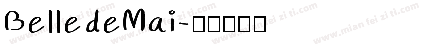 BelledeMai字体转换
