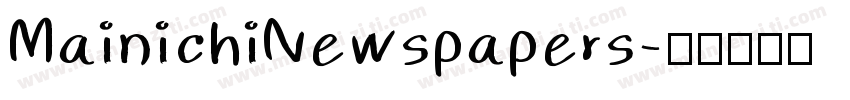 MainichiNewspapers字体转换