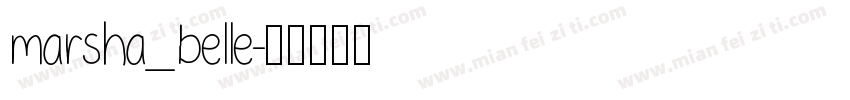 marsha_belle字体转换