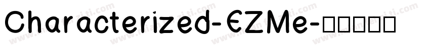 Characterized-EZMe字体转换