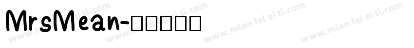 MrsMean字体转换