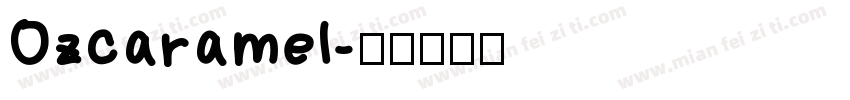 Ozcaramel字体转换