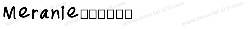 Meranie字体转换