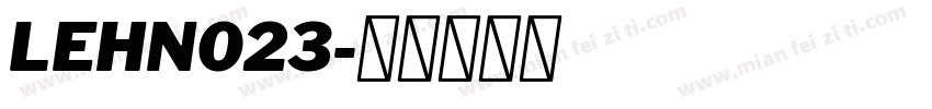 LEHN023字体转换