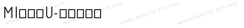MI农光里U字体转换