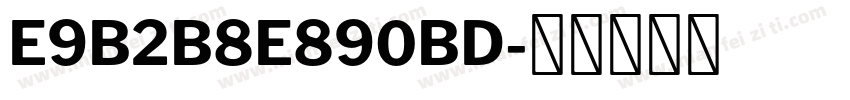 E9B2B8E890BD字体转换