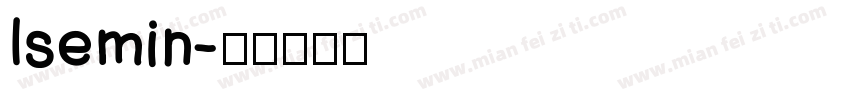 Isemin字体转换