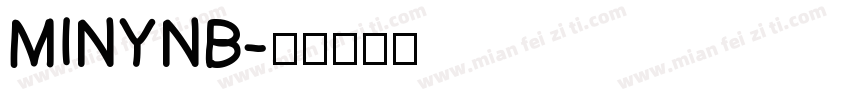 MINYNB字体转换