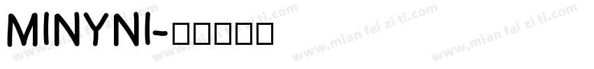 MINYNI字体转换